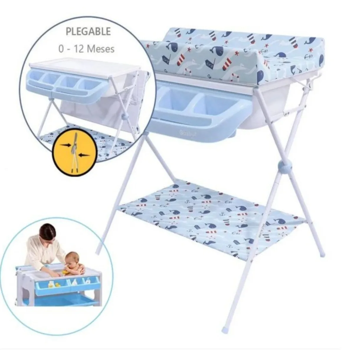Bañera Cambiador MAXI 830-1 ebaby