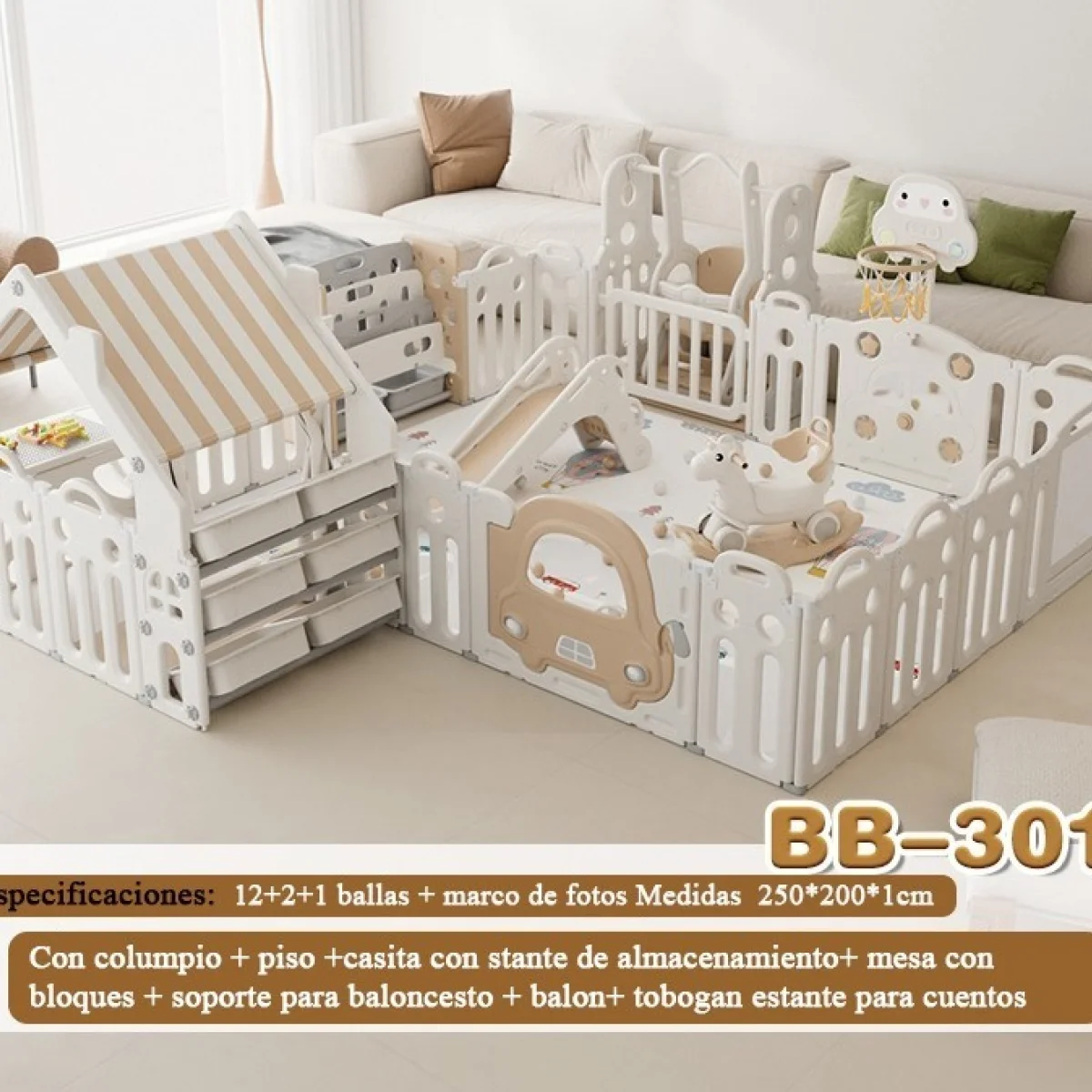 BB 301 - corral con juegos didácticos