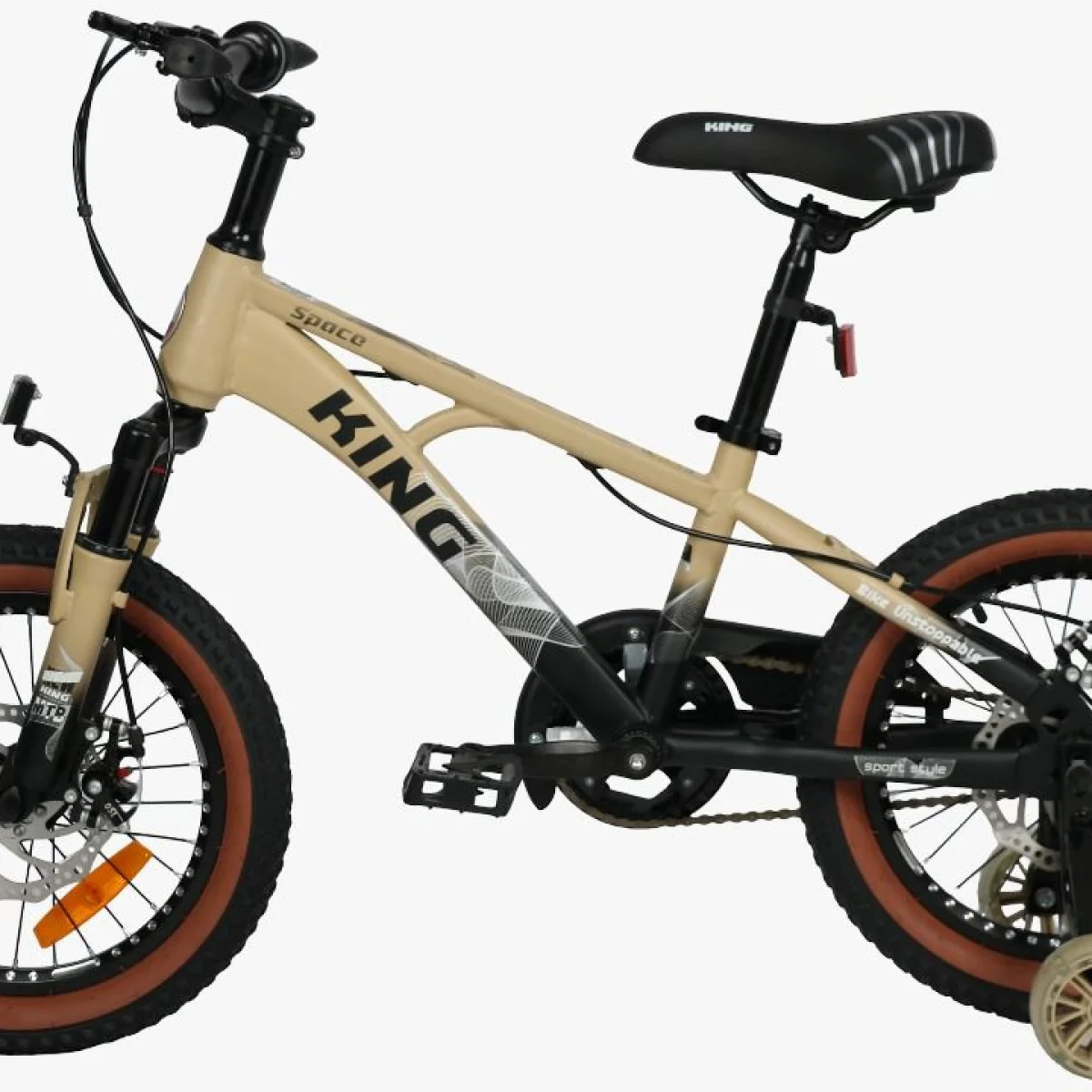 bicicleta aro 16 modelo king con freno de disco