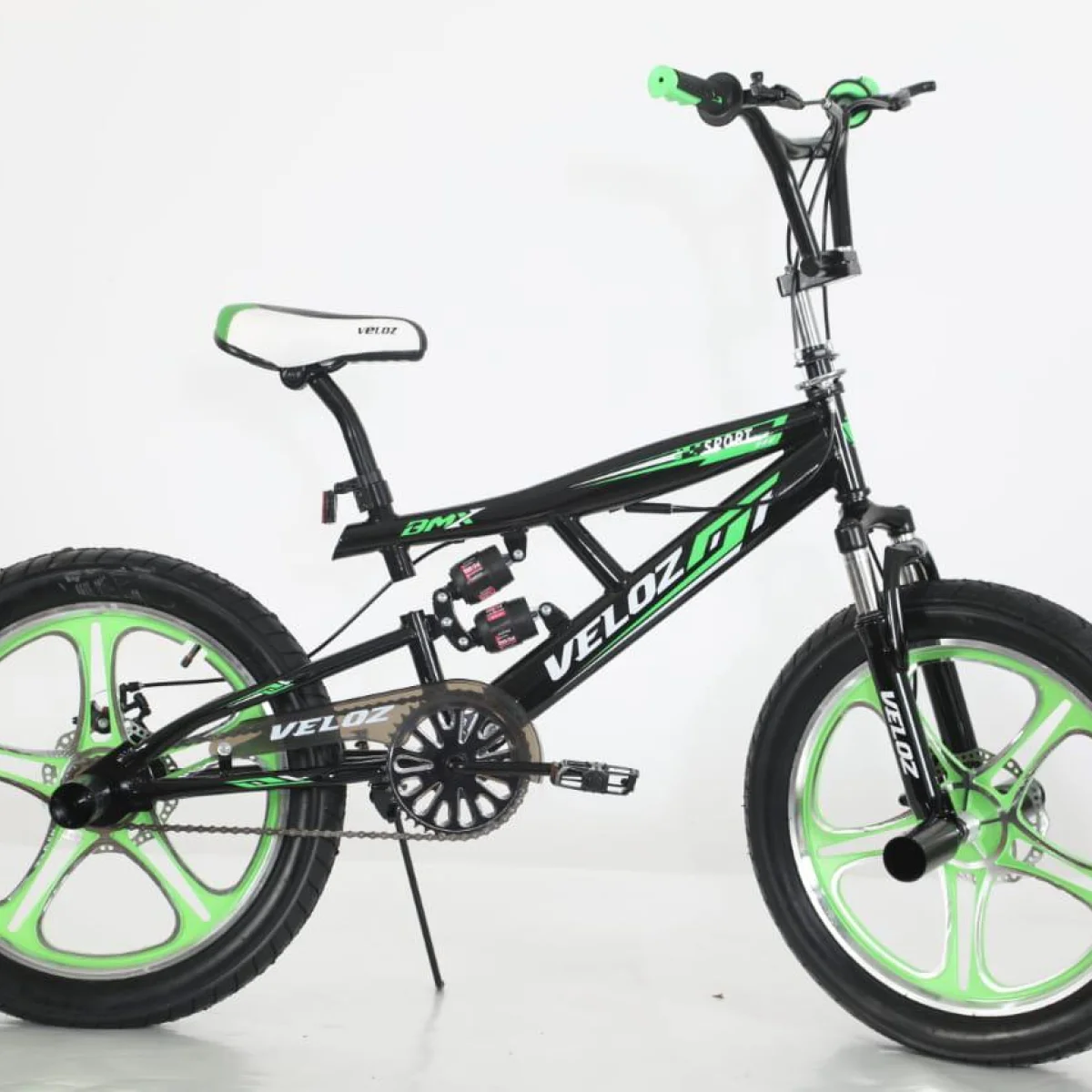 bicicleta Aro 20 magnesio suspensión veloz triple