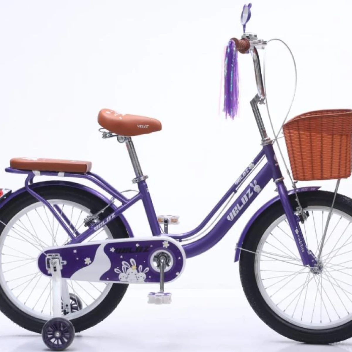 bicicleta aro 20 niña modelo campera veloz - parrilla incorporado