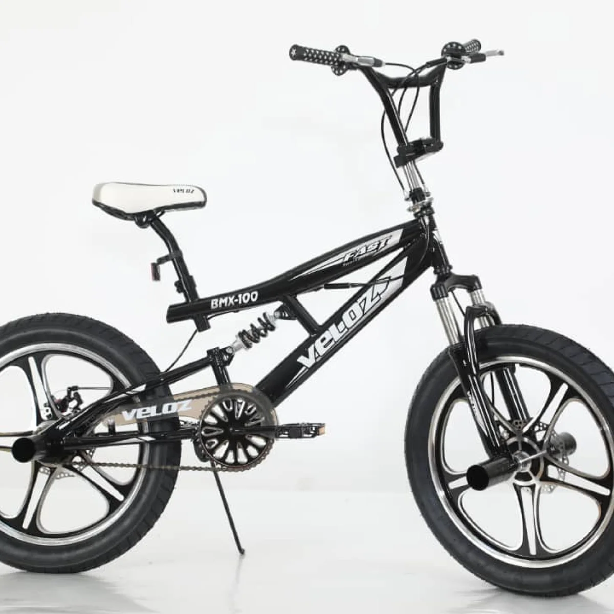 bmx  doble suspensión  aro aspa