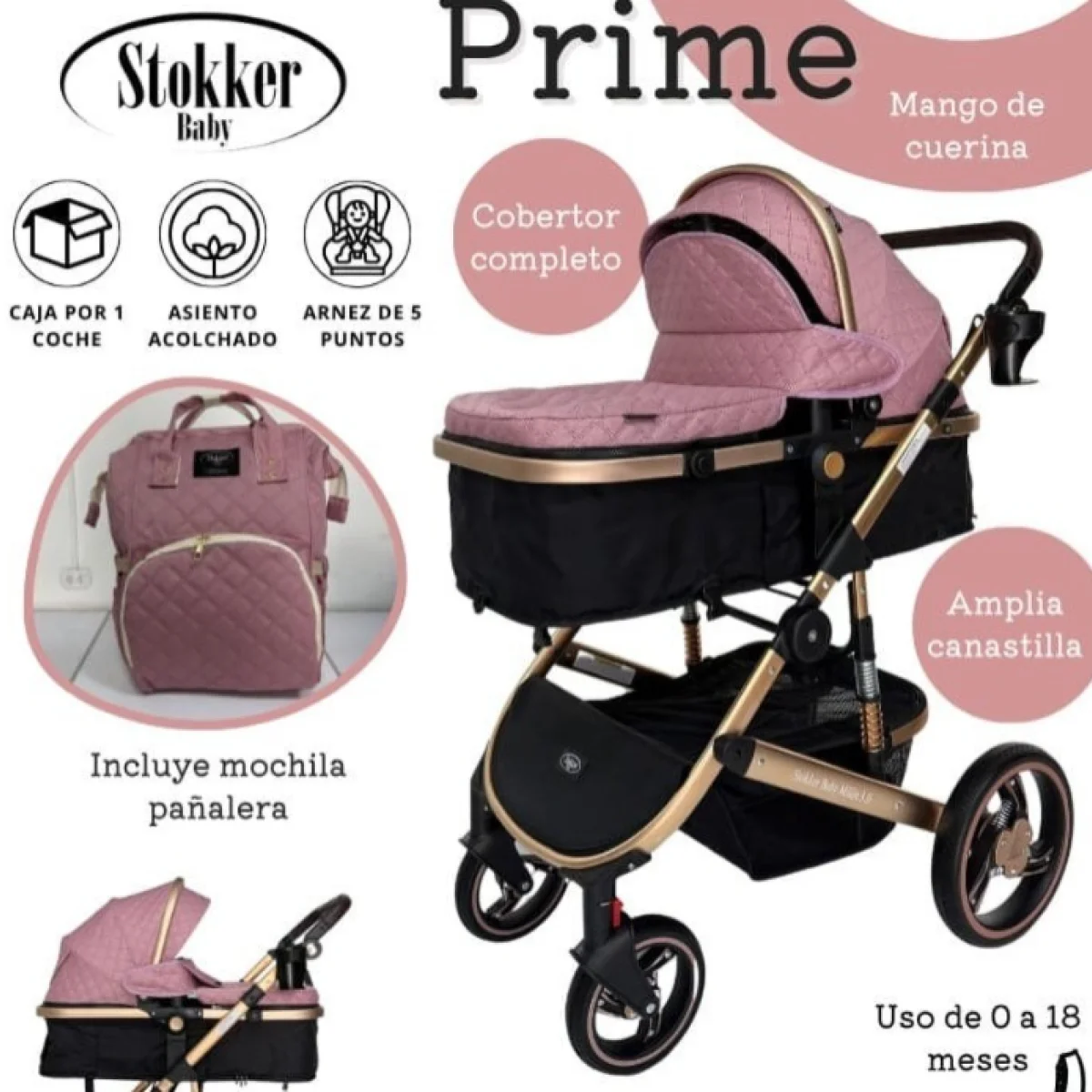coche milan 3.0 de la marca stokker baby