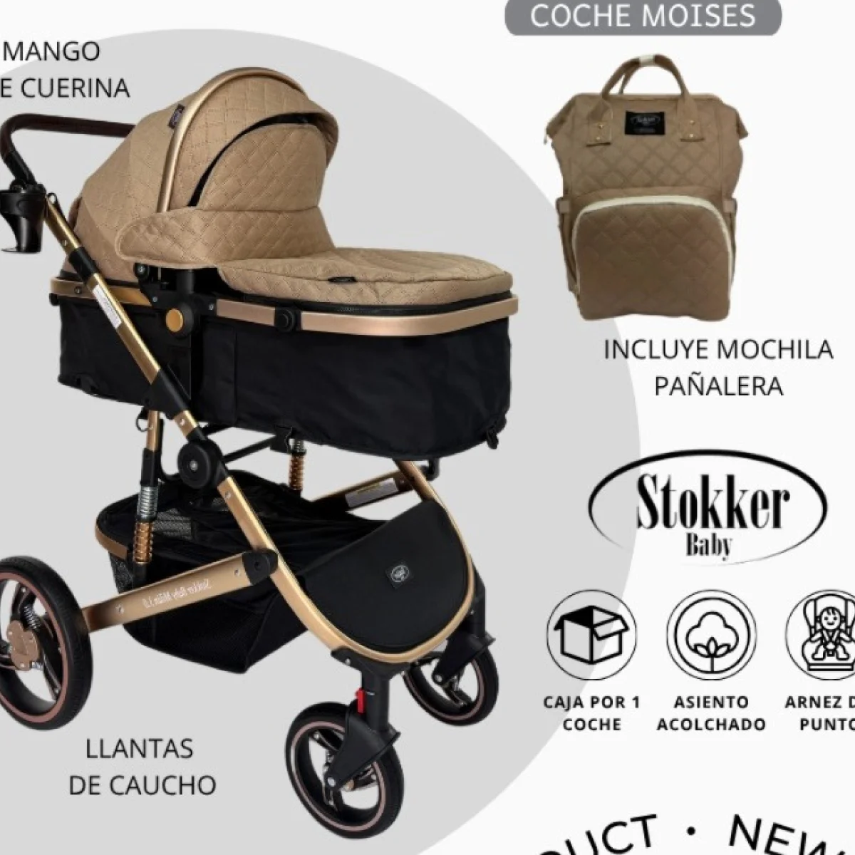 Coche Moisés MILAN 3.0 De la marca STOKKER BABY sb 108