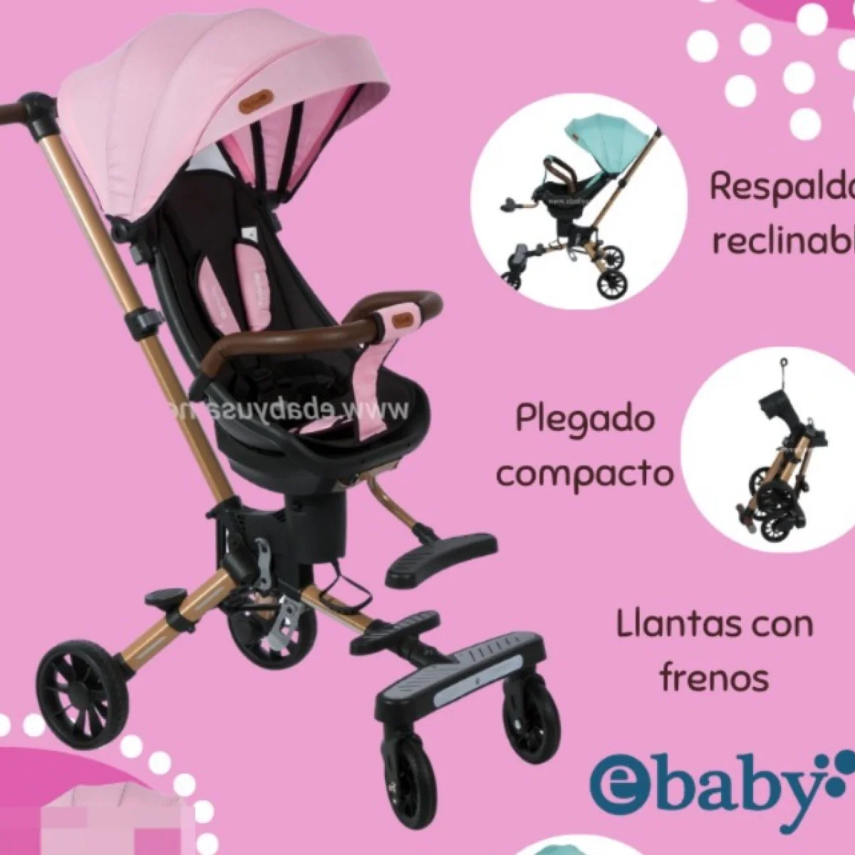 coche plegable para bebes ebaby