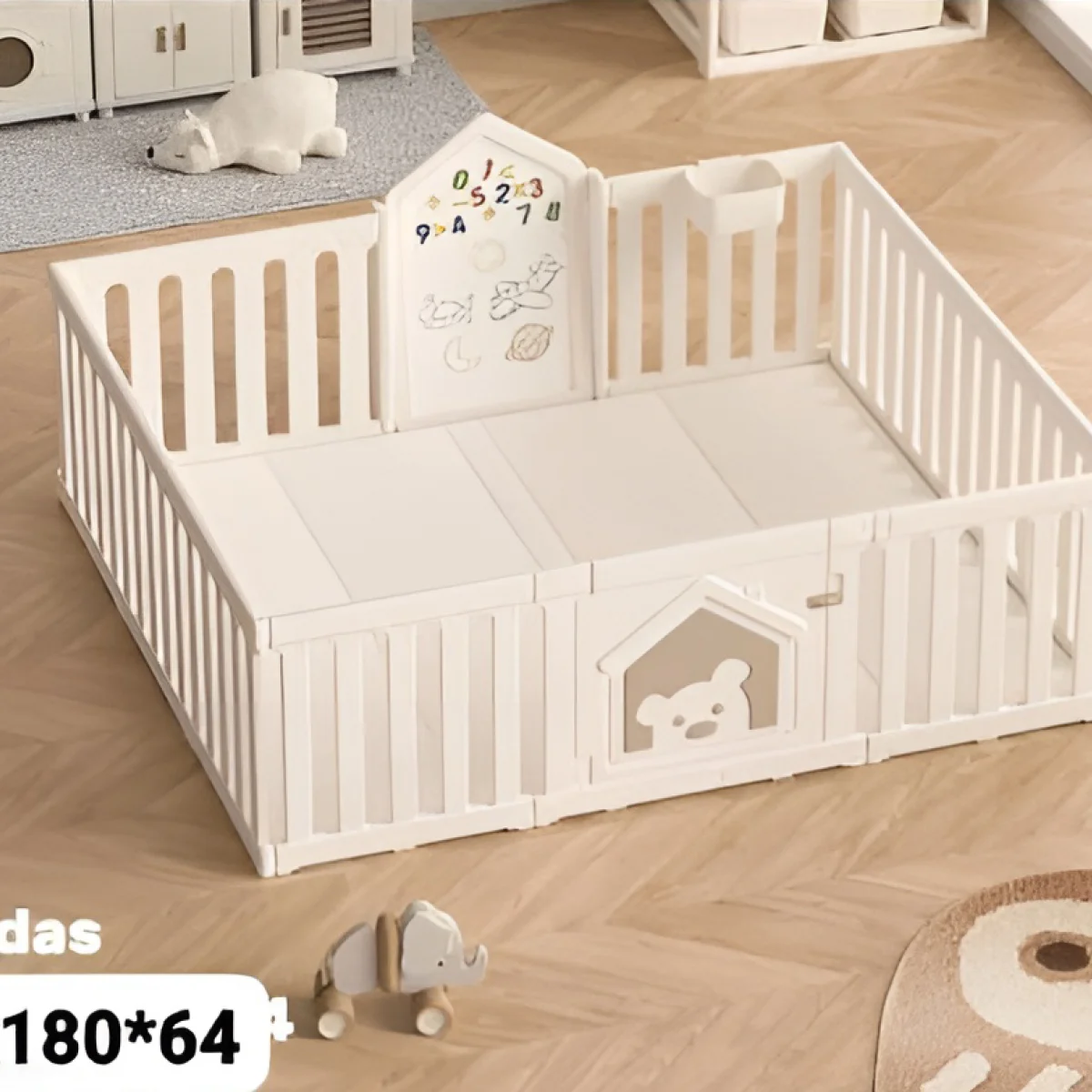 Corral casita Para la estimulación del pequeño engreído