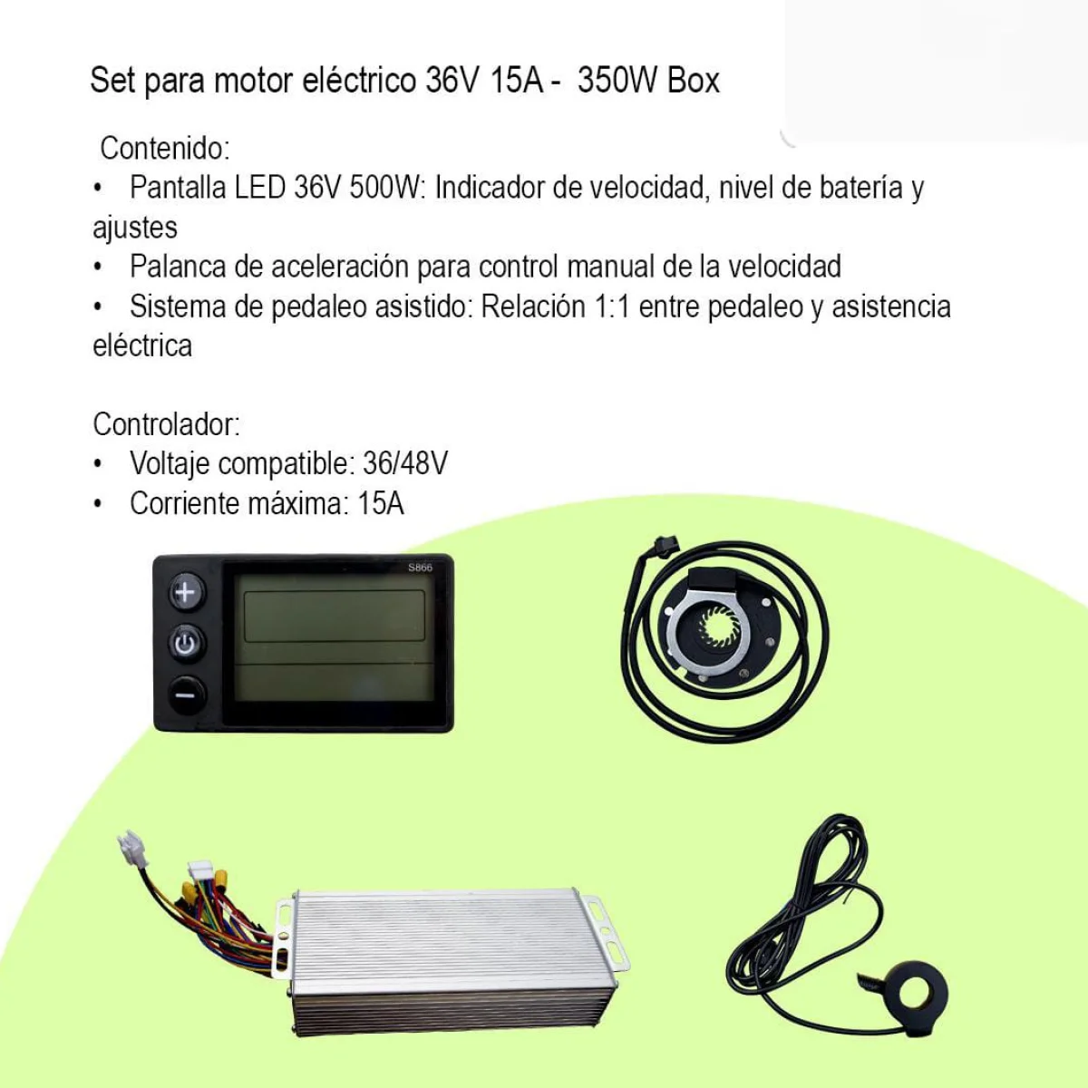 Kit eléctrico motor de 350w