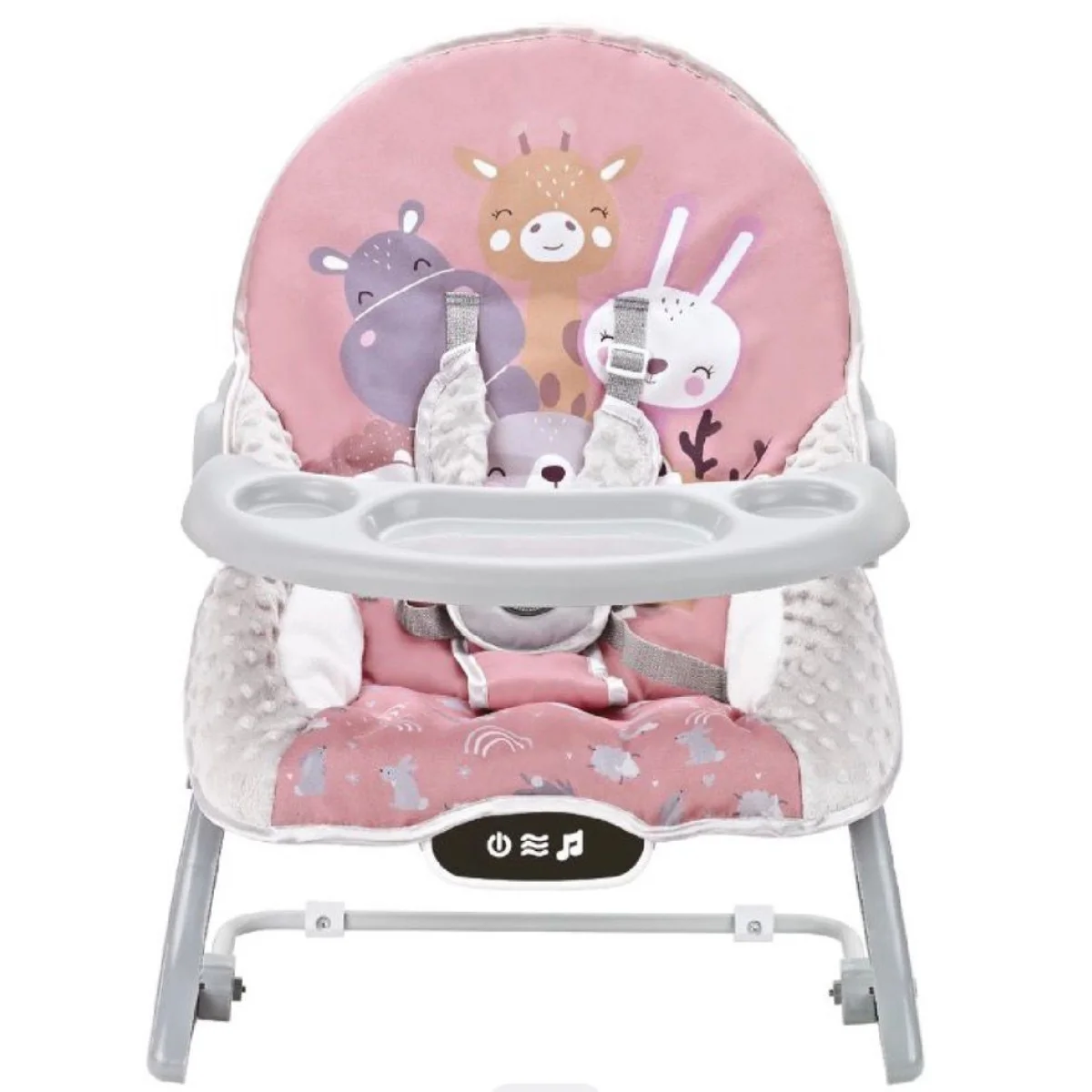 Silla Mecedora Musical Vibradora BABY CAM ROSADO